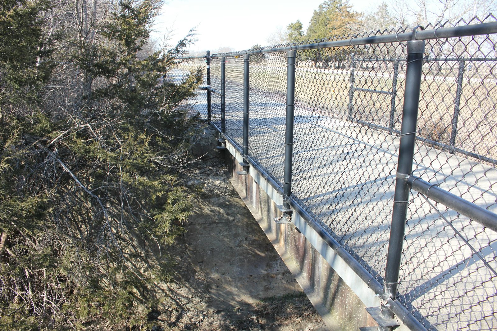 Looking north